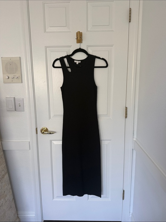 All:Row Dresses & Skirts - Black Sleeveless Maxi Dress with Shoulder Cutout